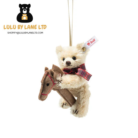 Limited-Edition Little Bear on Hobby Horse Ornament